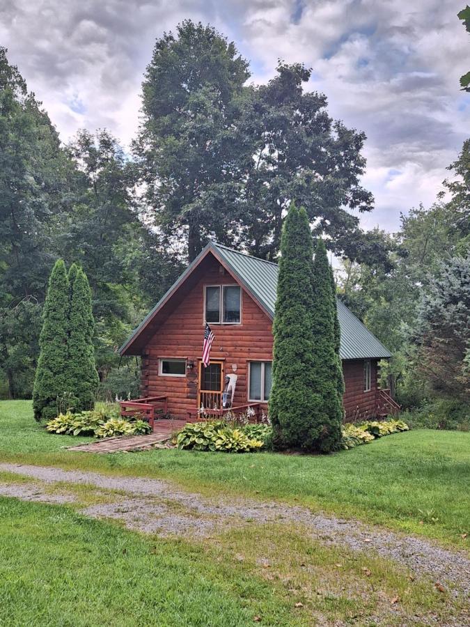 Neshannock Creekside Log Cabin Volant Exterior photo